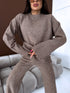 Adīts komplekts "SMOOTH LINES E5388" - CHOCO PRE-ORDER